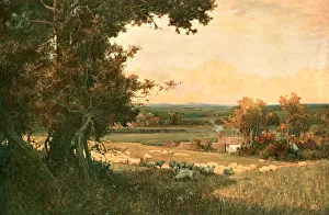 British Rural Scene Prints: The Golden Valley, c1893, (c1902). Creator: Unknown