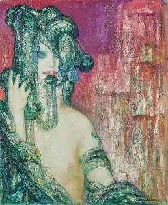 Allegory And Literature Images Prints: Gorgon. Creator: Marcel-Beronneau, Pierre Amedee (1869-1937)