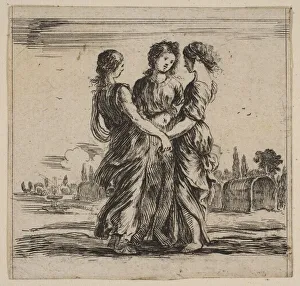 The three graces, from Game of Mythology (Jeu de la Mythologie), 1644 The three graces, from Game of Mythology (Jeu de la Mythologie), 1644
