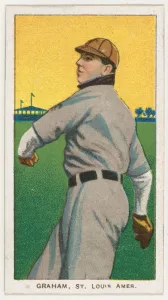 Graham, St. Louis, American League, from the White Border series (T206) for the America Graham, St. Louis, American League, from the White Border series (T206) for the America