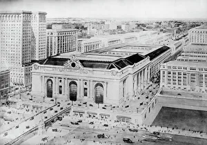 Historic Train Stations USA Prints: Grand Central Station, between c1910 and c1915. Creator: Bain News Service