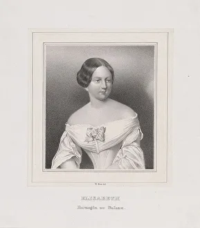 Grand Duchess Elizabeth Mikhailovna of Russia (1826-1845), Duchess of Nassau, ca 1844-1850 Grand Duchess Elizabeth Mikhailovna of Russia (1826-1845), Duchess of Nassau, ca 1844-1850
