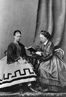 Grand Duchess Maria Alexandrovna of Russia with Anna Tyutcheva, 1864 Grand Duchess Maria Alexandrovna of Russia with Anna Tyutcheva, 1864