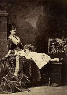 Grand Duchess Maria Fyodorovna with son, Nicholas Alexandrovich, 1872 Grand Duchess Maria Fyodorovna with son, Nicholas Alexandrovich, 1872