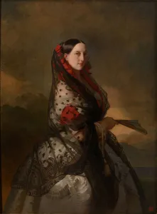 Grand Duchess Maria Nikolaevna of Russia (1819-1876), Duchess of Leuchtenberg, ca 1856-1857 Grand Duchess Maria Nikolaevna of Russia (1819-1876), Duchess of Leuchtenberg, ca 1856-1857