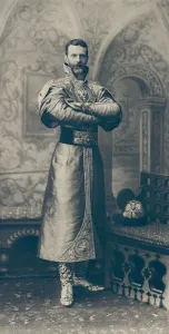 Grand Duke Sergei Alexandrovich of Russia (1857-1905) in the princely garment of the 17th century, 1 Grand Duke Sergei Alexandrovich of Russia (1857-1905) in the princely garment of the 17th century, 1