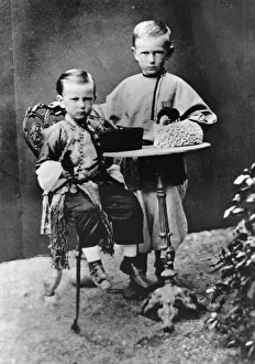 Grand Dukes Paul Alexandrovitch and Sergei Alexandrovitch of Russia, 1863 Grand Dukes Paul Alexandrovitch and Sergei Alexandrovitch of Russia, 1863