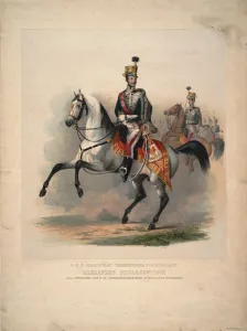 Grand Prince Alexander Nikolayevich as colonel-in-chief of the Austrian 4th Hussar Regiment, 1845 Grand Prince Alexander Nikolayevich as colonel-in-chief of the Austrian 4th Hussar Regiment, 1845