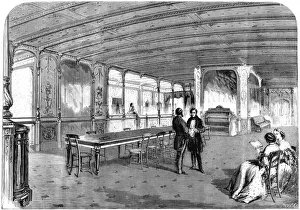Isambard Kingdom Brunel Design Prints: The Grand Saloon on board the Great Eastern, 1859