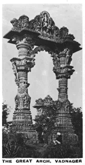 Indian Empire Architecture Prints: The Great Arch, Vadnagar, Gujarat, India, c1925