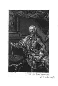 The Great Duke of Russia, 1749, (1752). Creator: Anthony Walker The Great Duke of Russia, 1749, (1752). Creator: Anthony Walker