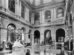 The Great Hall, Bridgewater House, 1908.Artist: HN King The Great Hall, Bridgewater House, 1908.Artist: HN King