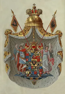 Greater coat of arms of the Russian Empire of Emperor Paul I of Russia, 1800 Greater coat of arms of the Russian Empire of Emperor Paul I of Russia, 1800
