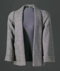 Mid 20th Century Fashion Prints: Grey jacket designed by Arthur McGee, mid 20th-late 20th century. Creator: Arthur McGee