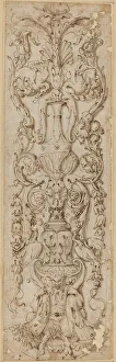 Grotesque with a Satyr Print (16th-17th Century)