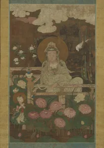Guanyin as the Nine-Lotus Bodhisattva, 1593. Creator: Unknown Guanyin as the Nine-Lotus Bodhisattva, 1593. Creator: Unknown