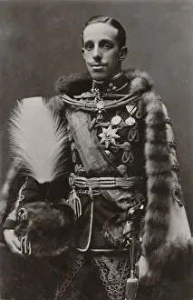 Early 20th Century Royalty Prints: H. M. King of Spain, c1910. Creators: Unknown, Franzen