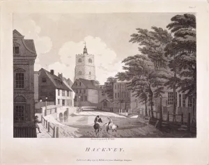 Christian Heritage Images UK Prints: Hackney Brook, Hackney, London, 1791. Artist: William Ellis