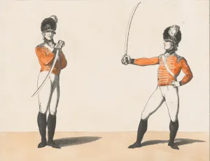 British Armed Forces History Prints: Half Circle Guard, Medium Guard, September 1, 1798. September 1, 1798