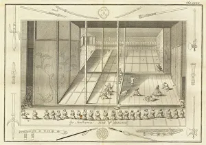 The hall of audience of the Dutch Ambassadors. (From The History of Japan by Engelbert Kaempfer), 17 Artist: Anonymous The hall of audience of the Dutch Ambassadors. (From The History of Japan by Engelbert Kaempfer), 17 Artist: Anonymous