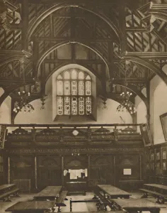 Hall of Grays Inn, Where The Comedy of Errors Was Acted in Shakespeares Lifetime, c1935 Hall of Grays Inn, Where The Comedy of Errors Was Acted in Shakespeares Lifetime, c1935