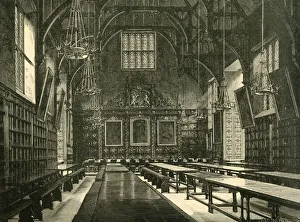 Trinity College Cambridge Prints: Hall of Trinity College, 1898. Creator: Unknown