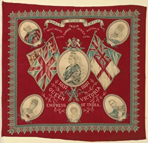 Handkerchief, England, c. 1897. Creator: Unknown Handkerchief, England, c. 1897. Creator: Unknown