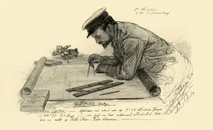 A Hansen, first officer on the Knivsberg, 1898. Creator: Christian Wilhelm Allers A Hansen, first officer on the Knivsberg, 1898. Creator: Christian Wilhelm Allers