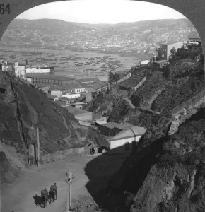 The harbour and city of Valparaiso, Chile, c1900s The harbour and city of Valparaiso, Chile, c1900s