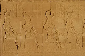 Dendera Temple Egypt Prints: Hathor Temple, Dendera, Egypt. Creator: Unknown