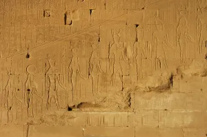 Egyptian Archaeological Sites Prints: Hathor Temple, Dendera, Egypt. Creator: Unknown
