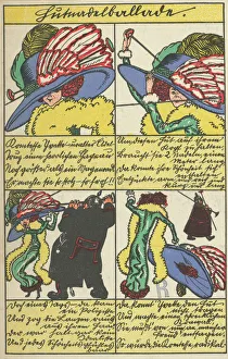 Jung Prints: Moritz Jung's Hatpin Ballad Print, 1911