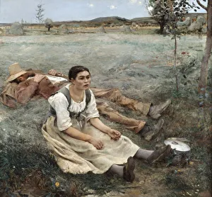 The Haymakers, 1880. Artist: Jules Bastien-Lepage The Haymakers, 1880. Artist: Jules Bastien-Lepage