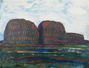 Fine Art History Images Prints: Haystacks III