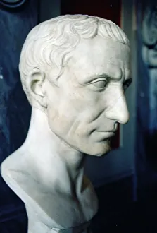 Ancient Roman Leaders Prints: Head of Julius Caesar