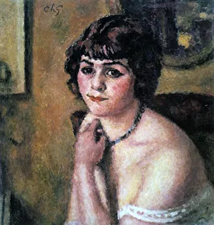 Head of Young Girl, 1909. Artist: Charles Guerin Head of Young Girl, 1909. Artist: Charles Guerin