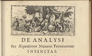 Great Britain Fine Art Images Prints: Headpiece from Analysis per Quantitatum Series