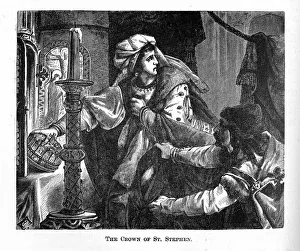 Helene Kottannerin Steals the Royal Crown of Saint Stephen in 1440 (From Pictorial History of the W Artist: Anonymous) Helene Kottannerin Steals the Royal Crown of Saint Stephen in 1440 (From Pictorial History of the W Artist: Anonymous)