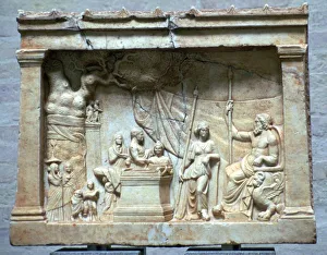 Hellenistic Relief Print of a Sacrifice Scene