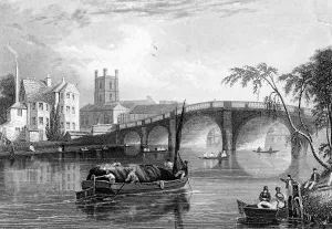 Henley Bridge, Henley-on-Thames, London, 1803 Henley Bridge, Henley-on-Thames, London, 1803