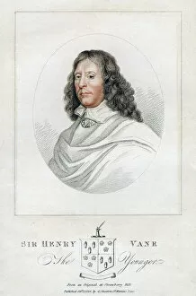 Images Dated 23rd November 2006: Henry Vane the Younger, statesman and Member of Parliament, 1814