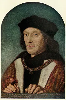 Henry VII Print, c1911: Flemish Artist's Portrait