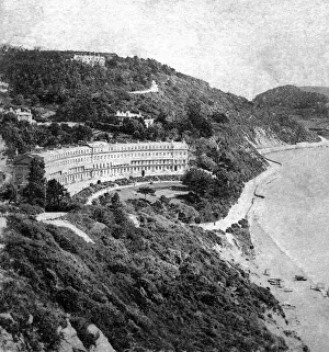 Stereoscopic Photography UK Prints: Hesketh Crescent, Torquay, Devon, early 20th century