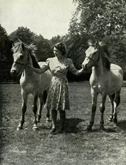 Queen Elizabeth II Childhood Photo Prints: High Spirits, 1947. Creator: Unknown