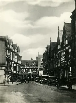 High Street, Shrewsbury, c1920s. Creator: Unknown High Street, Shrewsbury, c1920s. Creator: Unknown
