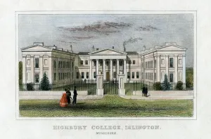 Highbury College, Islington, London, mid 19th century Highbury College, Islington, London, mid 19th century