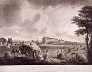 Highbury, Islington, London, 1787. Artist: Robert Pollard Highbury, Islington, London, 1787. Artist: Robert Pollard