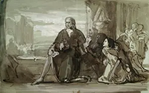 Victorian Era Apparel Prints: Historical Composition, c1840s. Creator: John Phillip