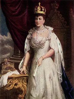 Empress Of India Images Prints: H.M. Queen Mary, c1911. Creator: Unknown