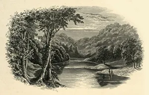 Great Britain Rural Landscapes Prints: On the Hodder, c1890. Creator: Unknown